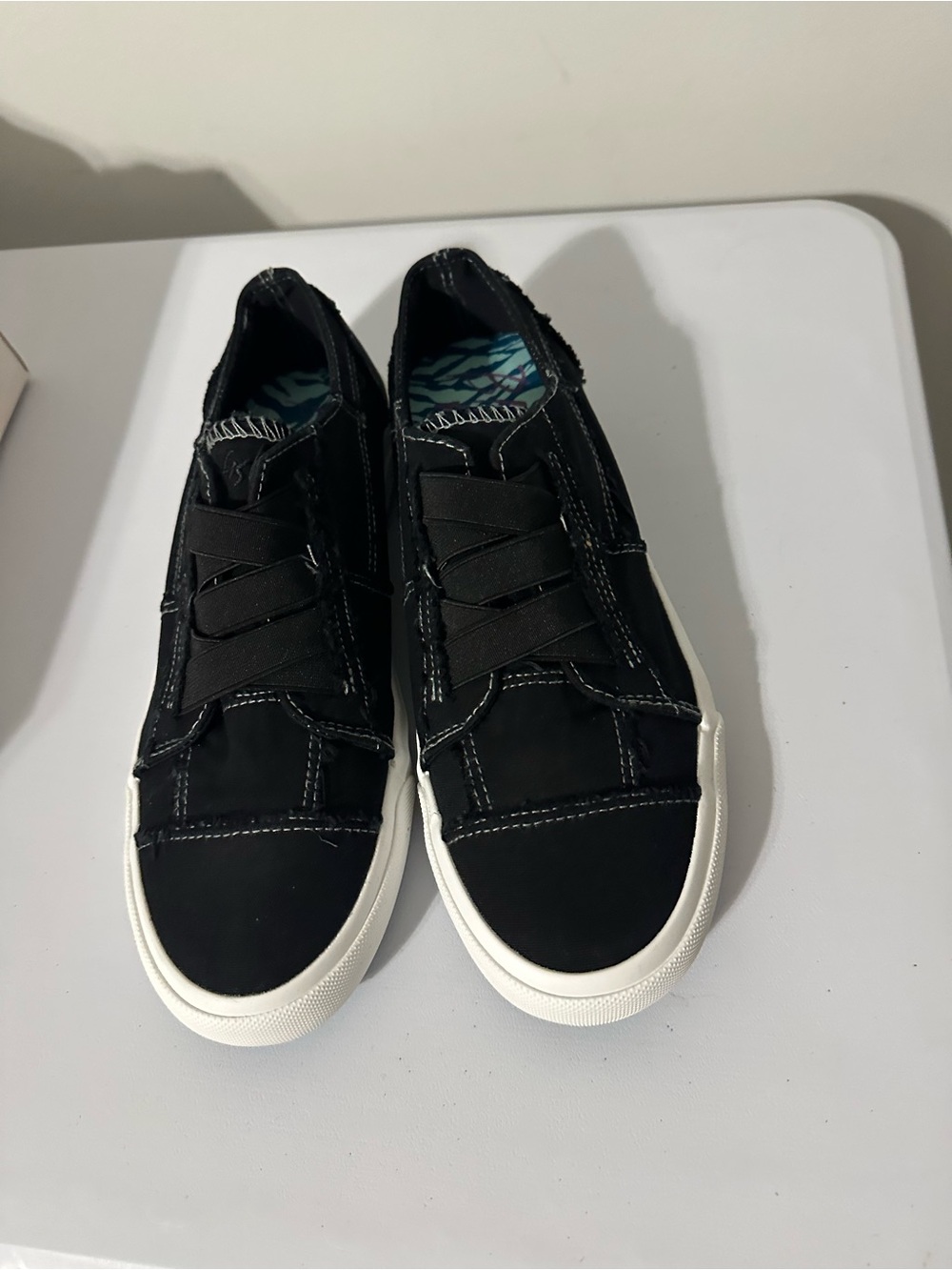 Women's Black Slip-On Sneakers Size 8.5